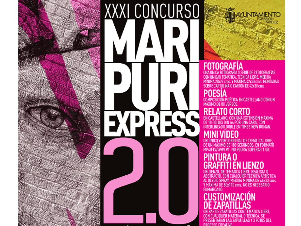 Hoy lunes 8 de febrero se abre el plazo de inscripción del XXXI Concurso Mari Puri Express 2.0 que este año incorpora la modalidad de pintura de miniaturas 