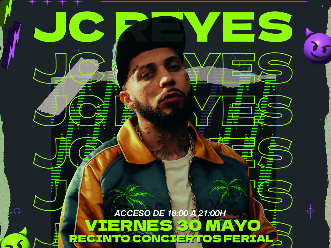 Invitaciones concierto JC Reyes