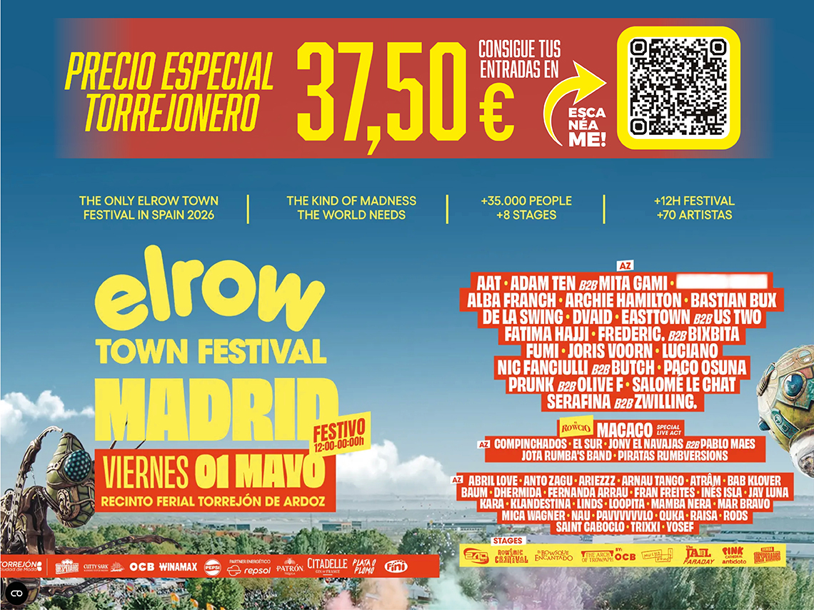 Ya están a la venta las entradas del festival internacional elrow Town Madrid