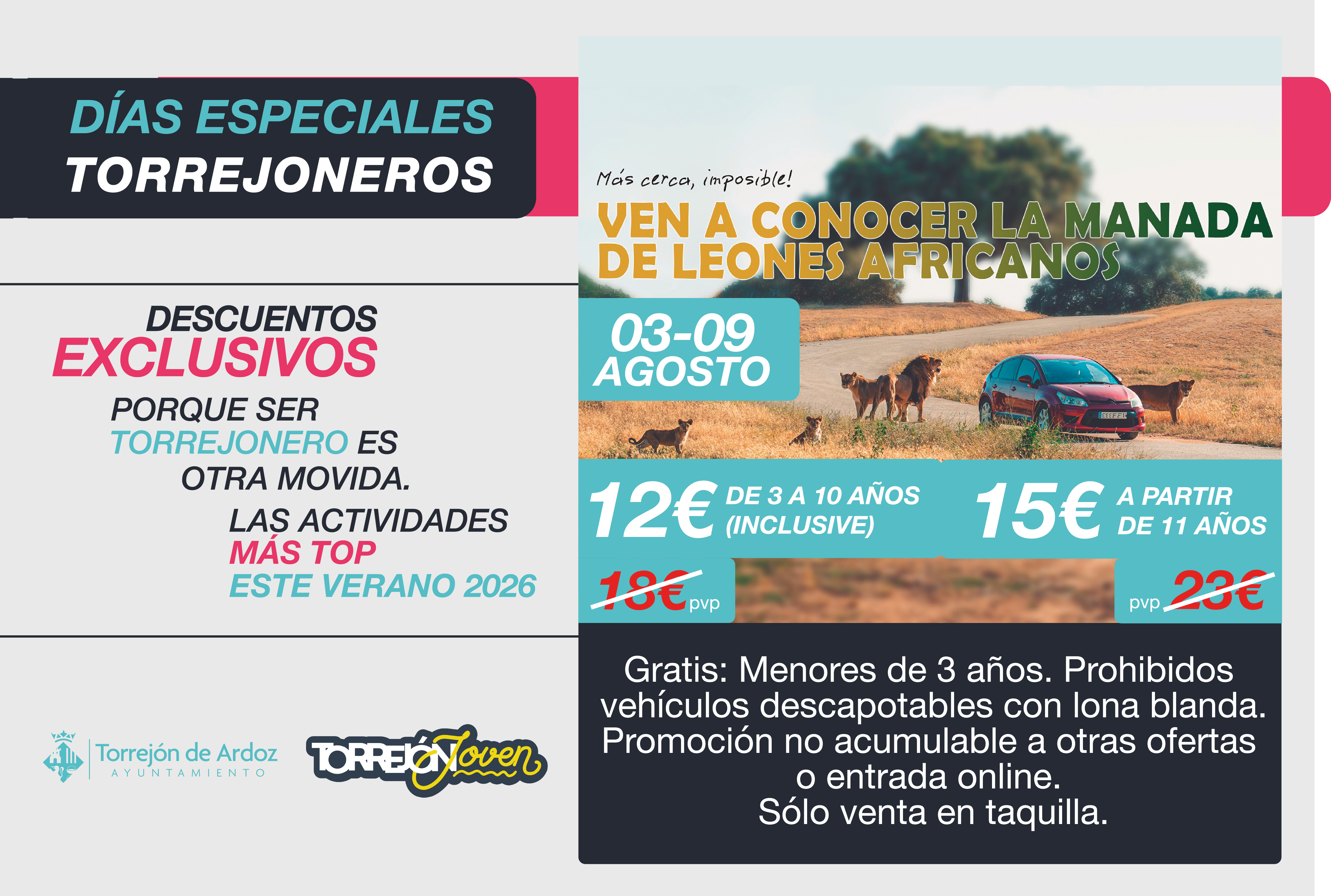 Safari Madrid cierra los Días Especiales de Torrejón 