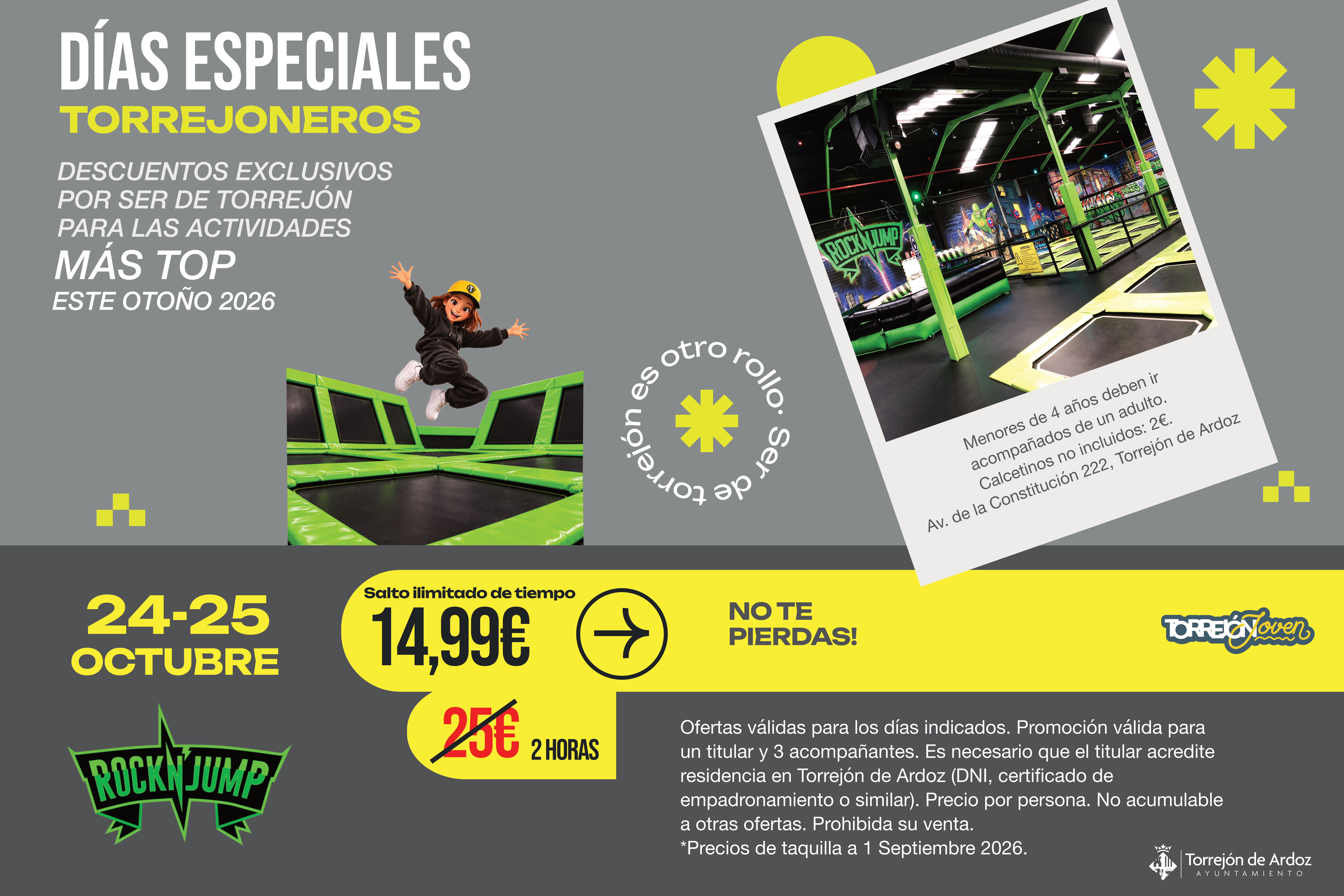 Rock’N Jump pone el broche final a los Días Especiales de Torrejón de Ardoz 