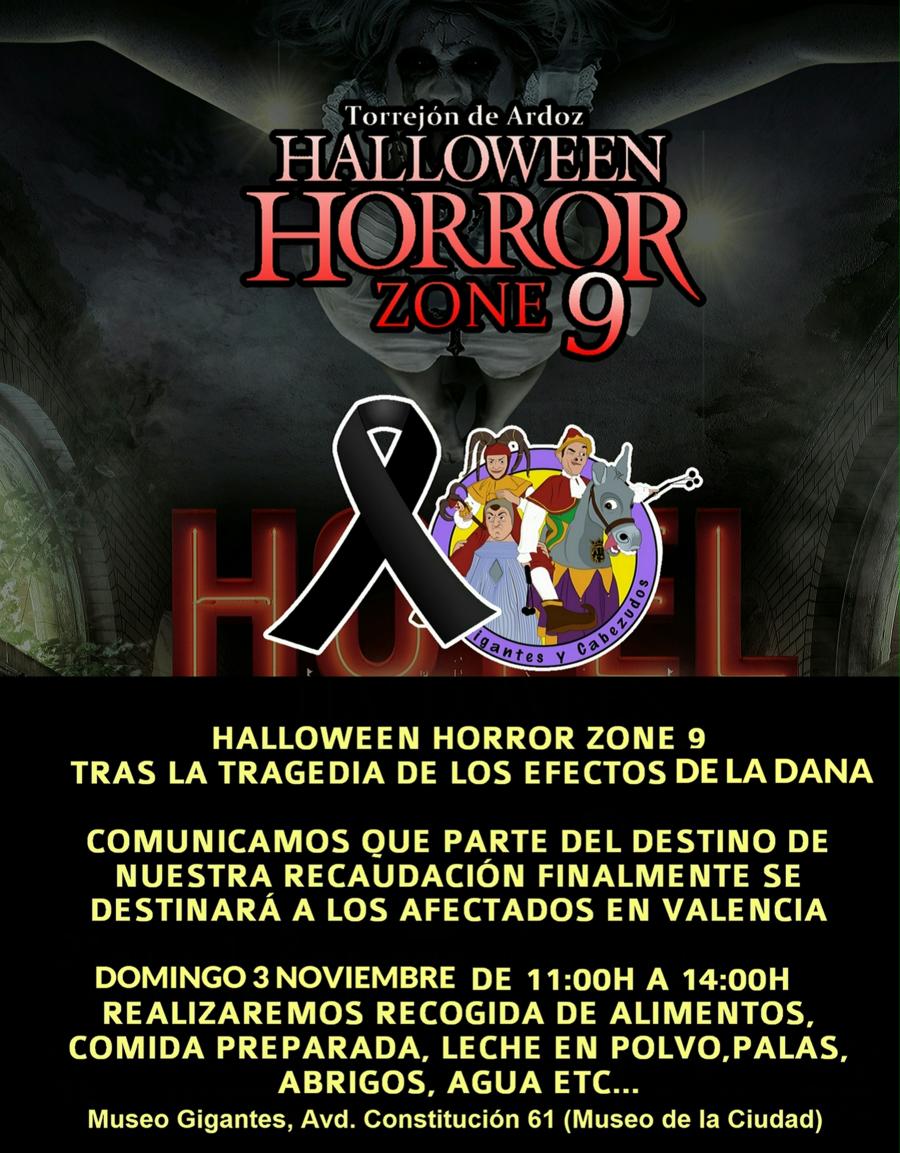 Halloween Horror Zone 9 donación DANA