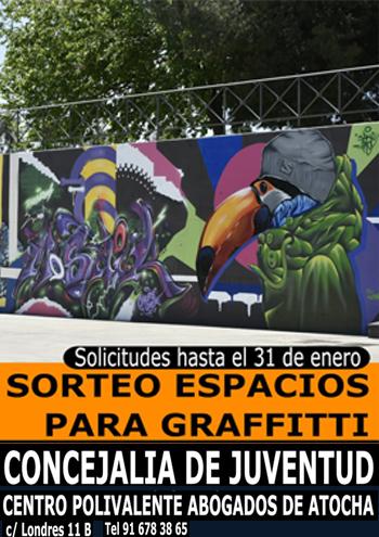 Sorteo muros graffiti 2023