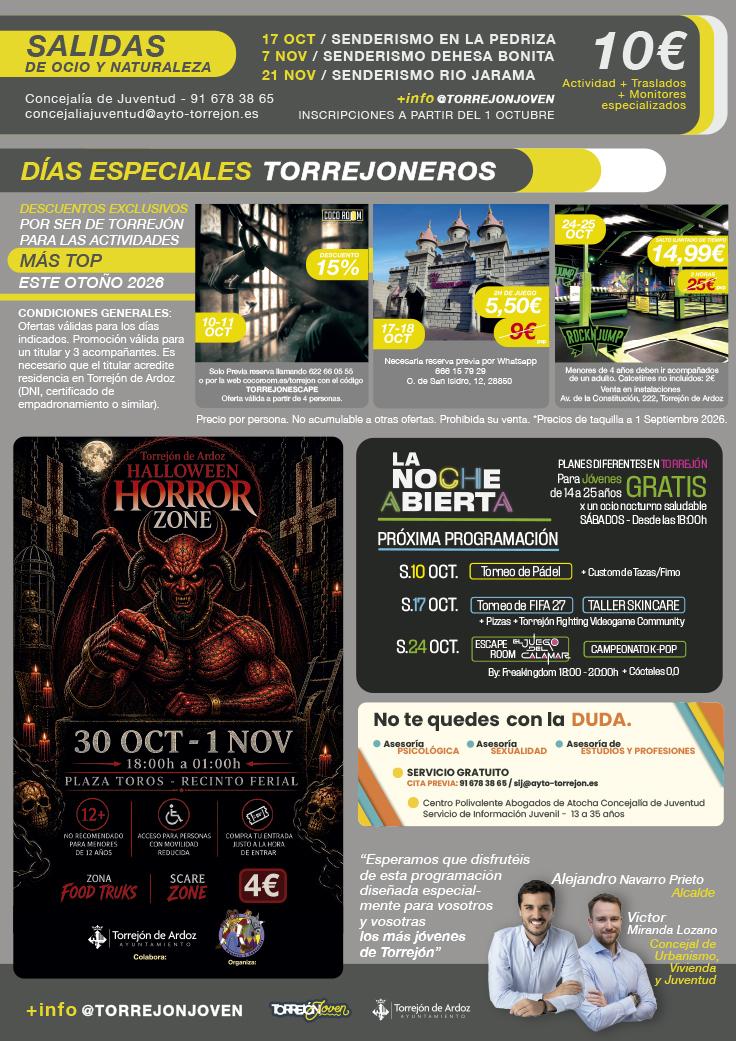 Programación Concejalía Juventud